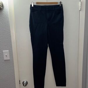 Navy Blue Slim Trouser Pants